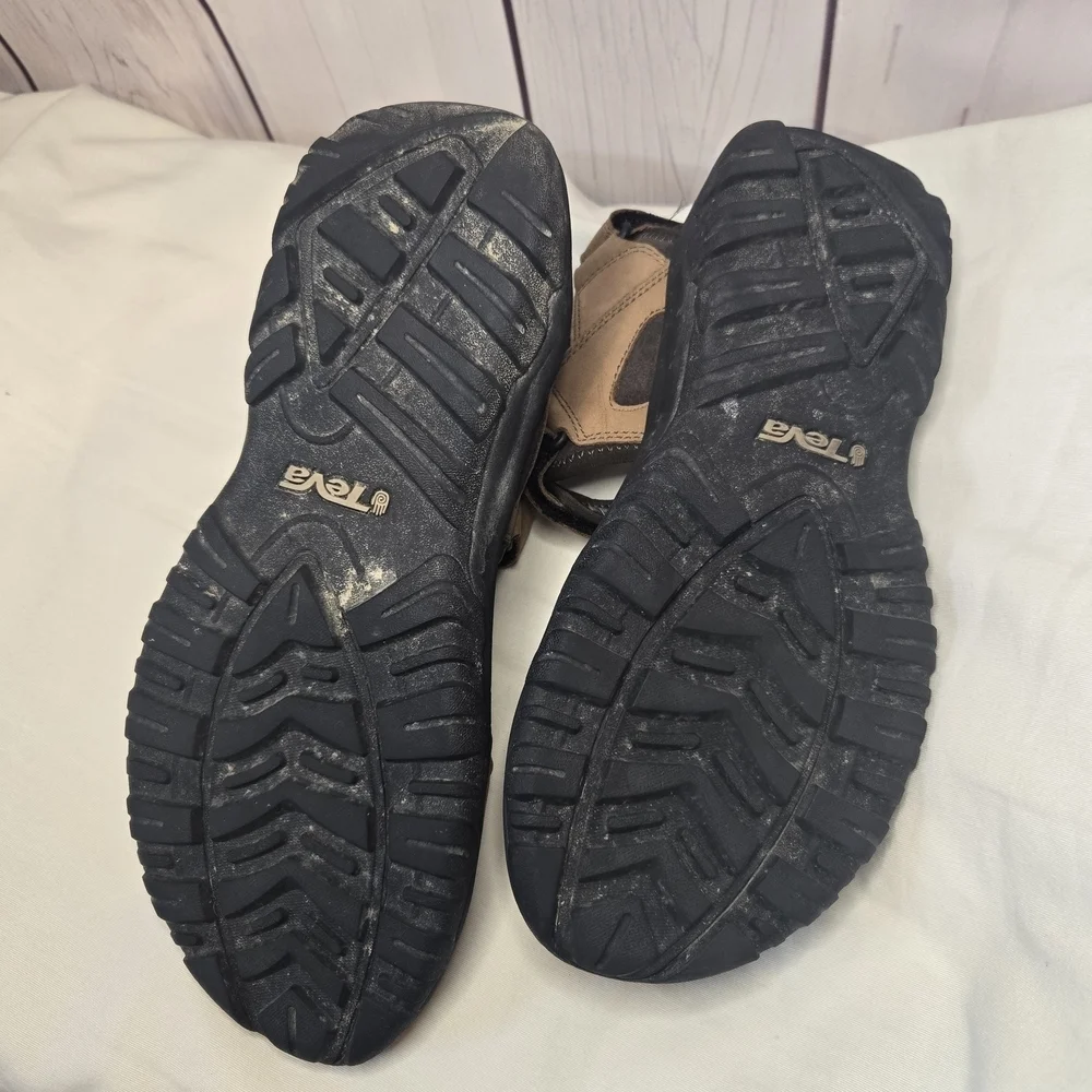 Teva Ketavi Brown And Black Men's Sandals Size 10